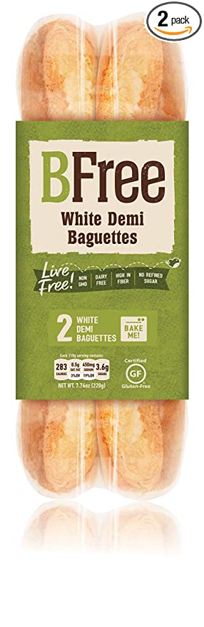 BFree white demi baguettes